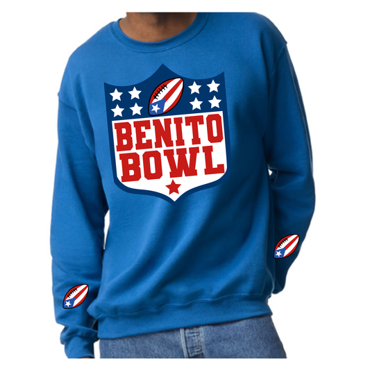 Benito Bowl Sweater-Blue