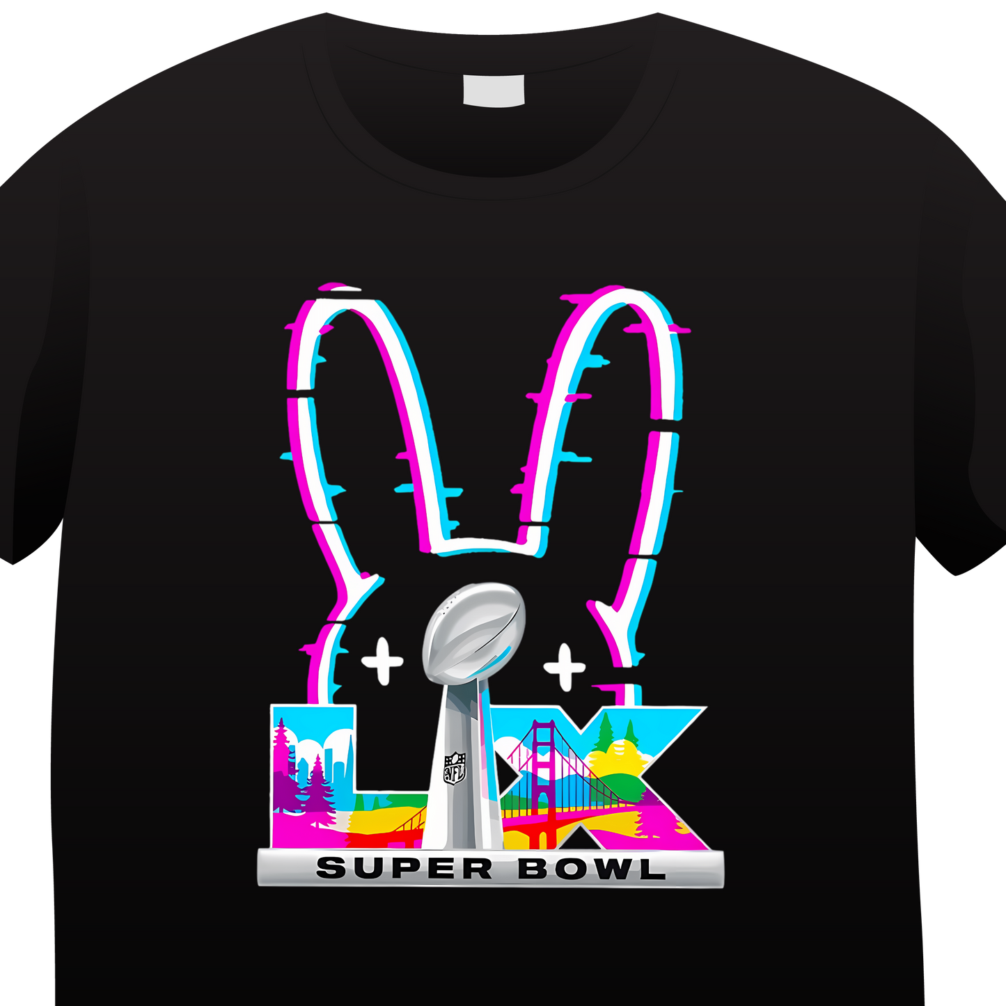 Super Bowl T-Shirt Bad Bunny