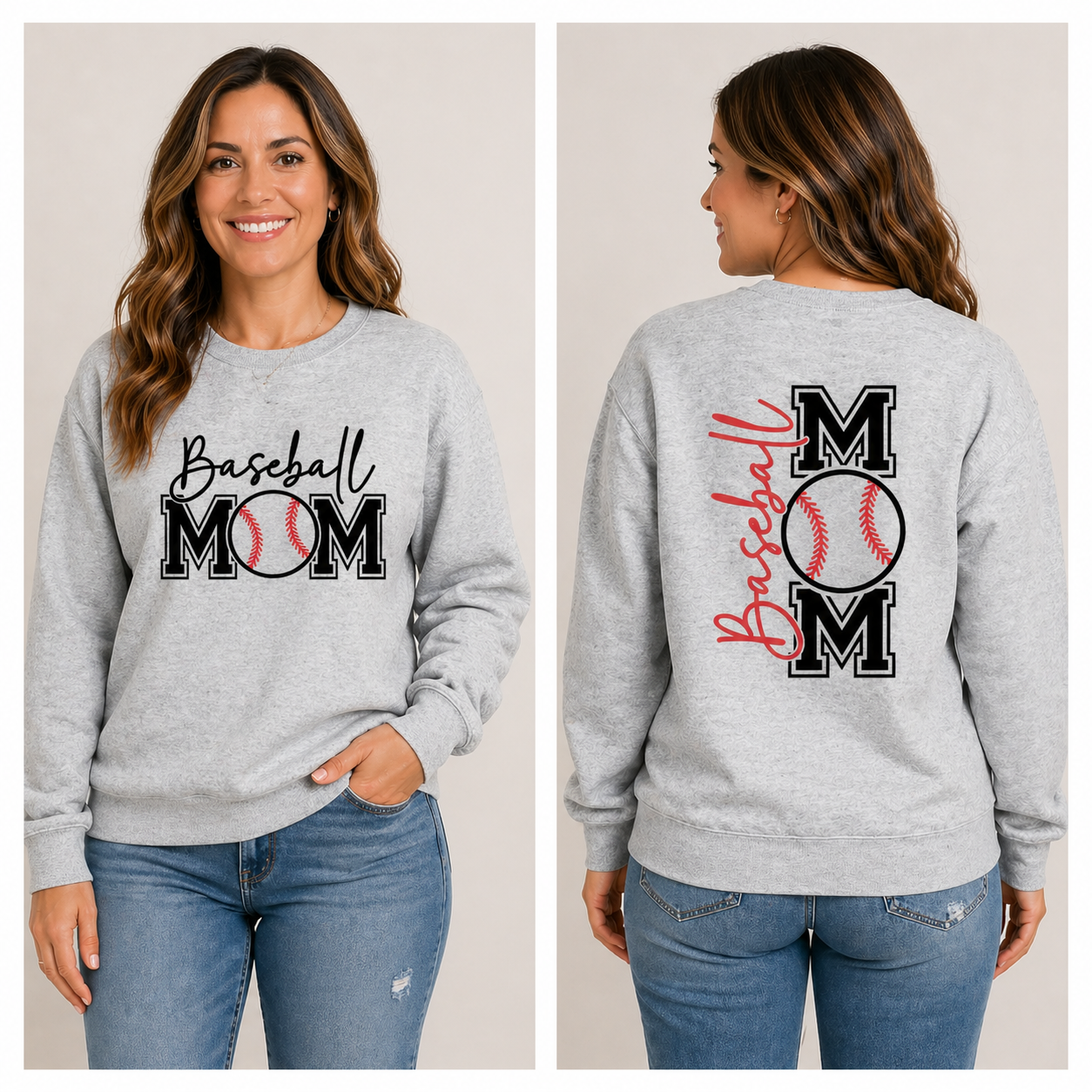 Baseball Mom Crew Neck