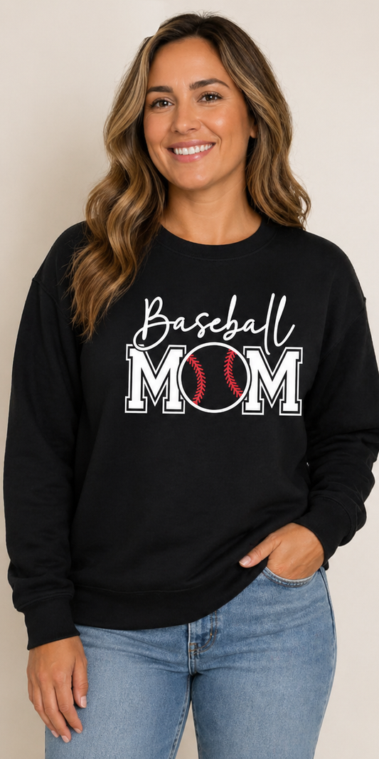 Baseball Mom Crew Neck