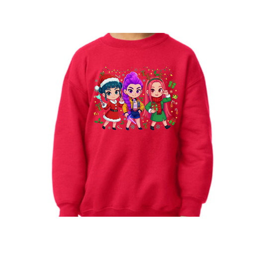 Huntrix Chistmas Sweater Adult