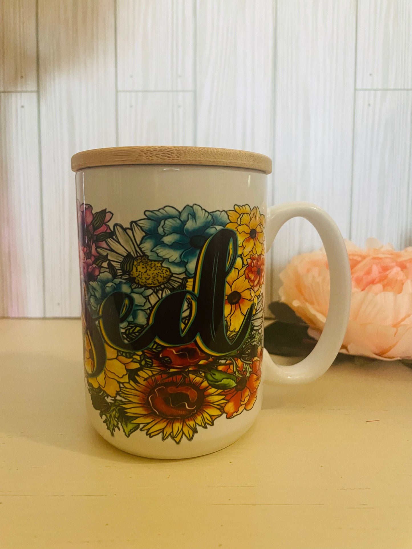 Blessed Floral Mug