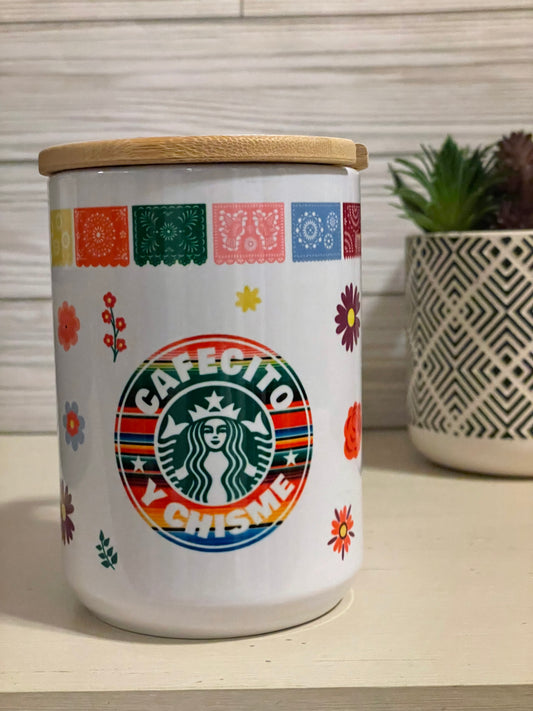 Cafecito y Chisme Coffee Cup