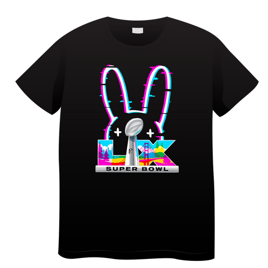 Super Bowl T-Shirt Bad Bunny