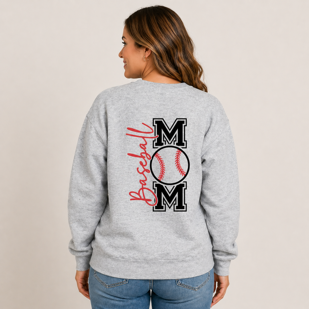 Baseball Mom Crew Neck