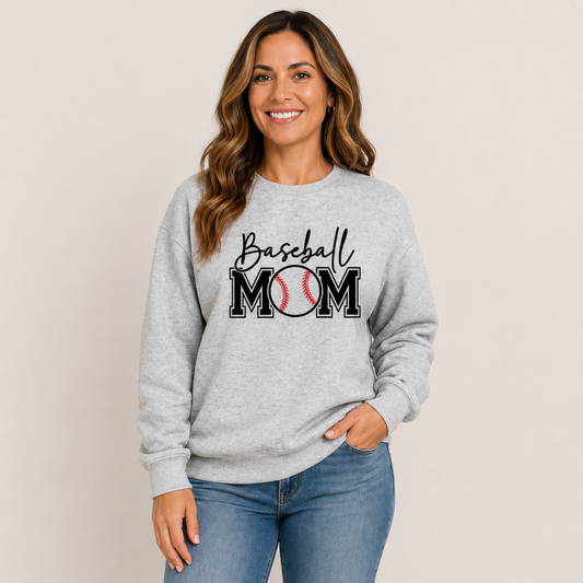 Baseball Mom Crew Neck
