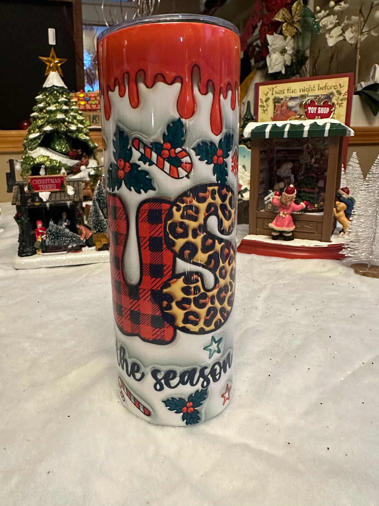 Jesús Christmas Tumbler