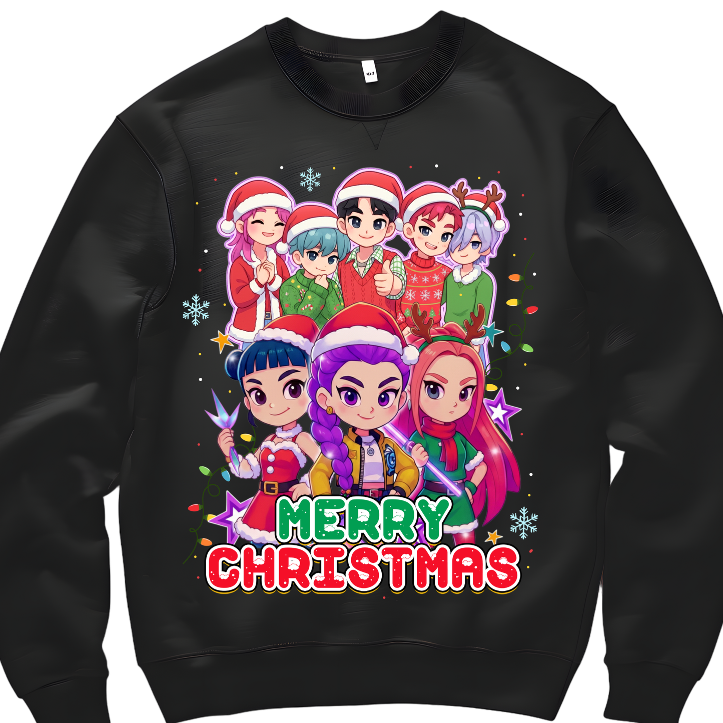 K-Pop Demon Hunter Holiday Sweater Youth