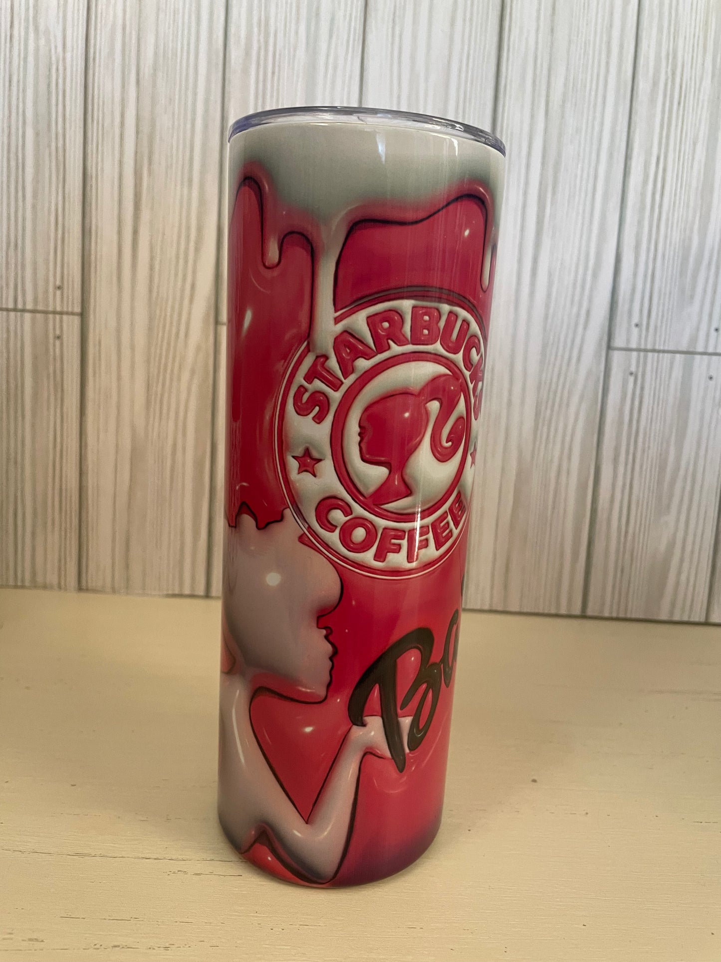 3D Barbie Tumbler