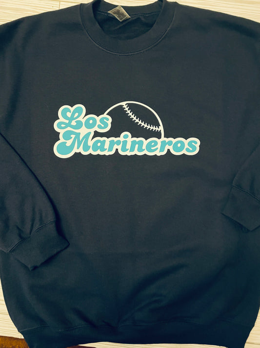 Los Marineros_crew neck_Blue/Teal