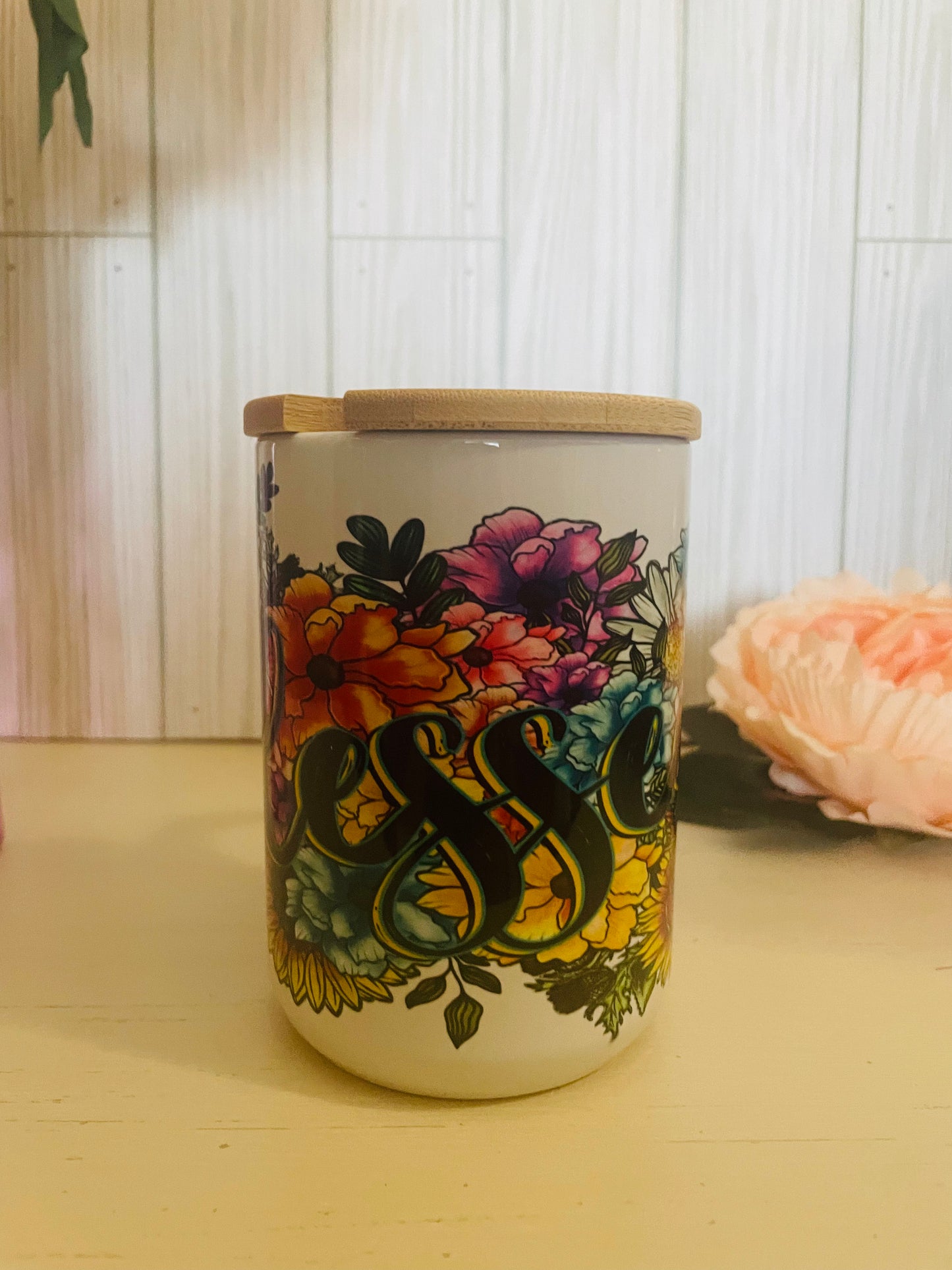 Blessed Floral Mug