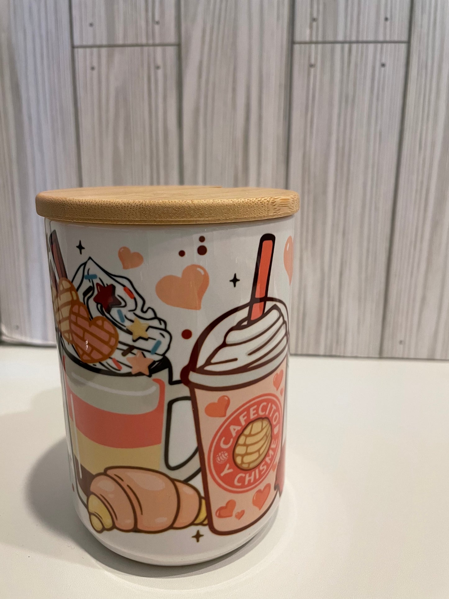 Pink Cafecito y Chisme Cup