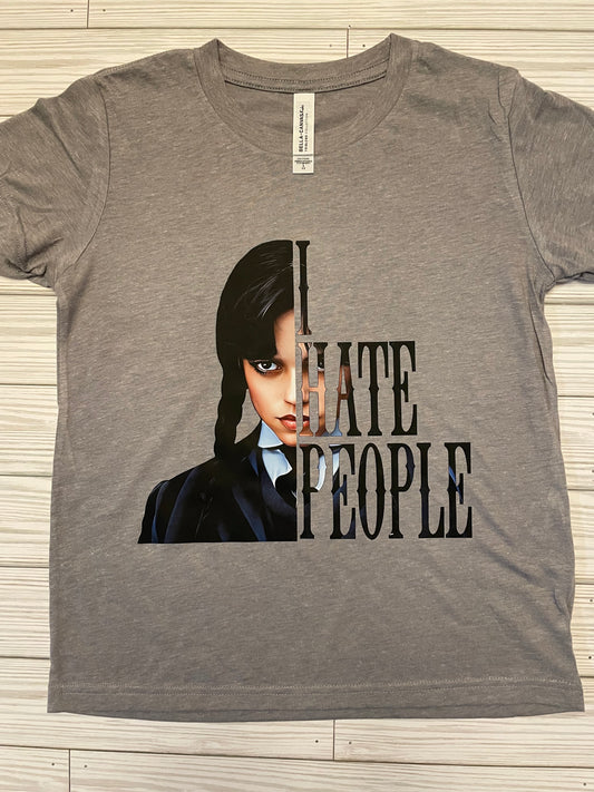 Wednesday- I hate people