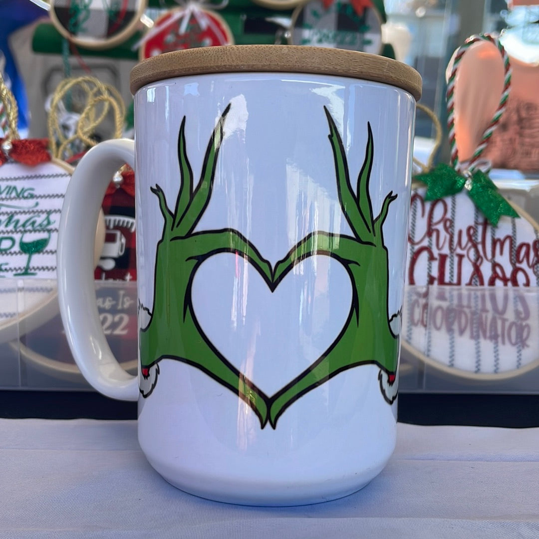 Grinch Love Coffee Cup